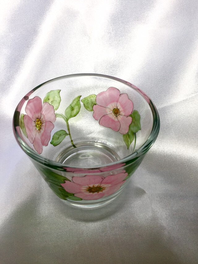 Briar rose design tealight holder