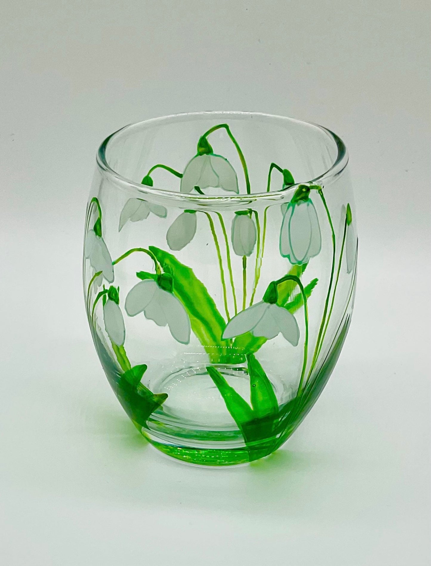 Snowdrops votive/candle holder