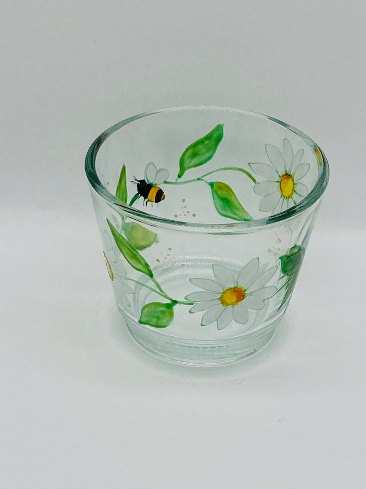 Daisy Chain and Bee Design Tealight Holder