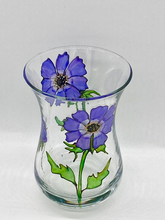 Anemone Flower design Mini Posy Vase