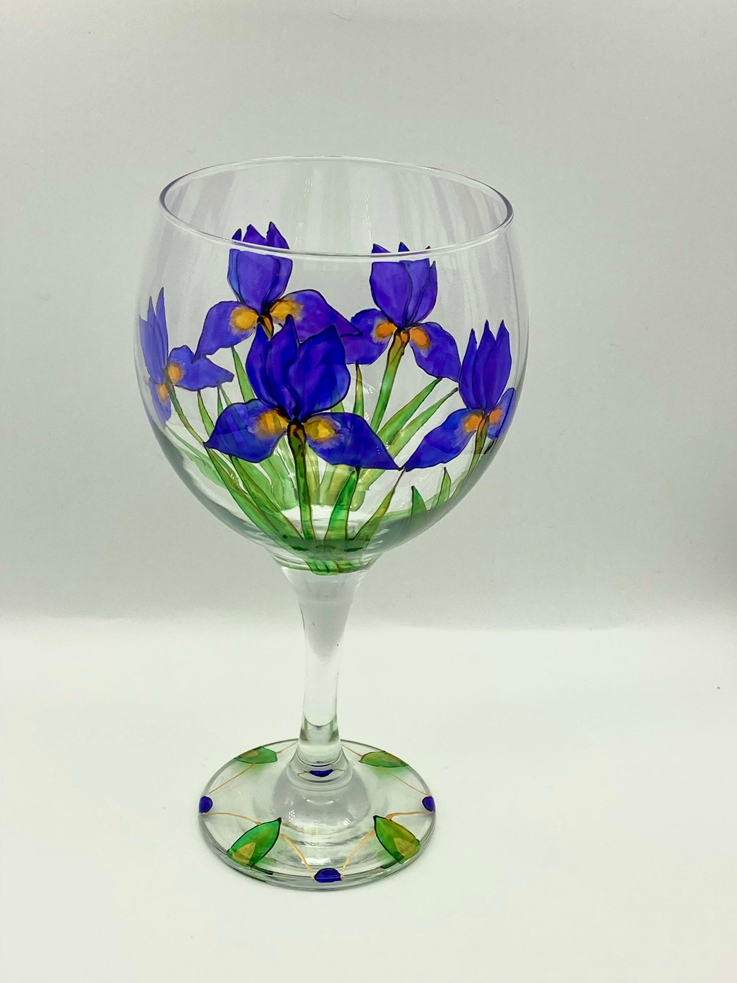 Gin Glass Irises