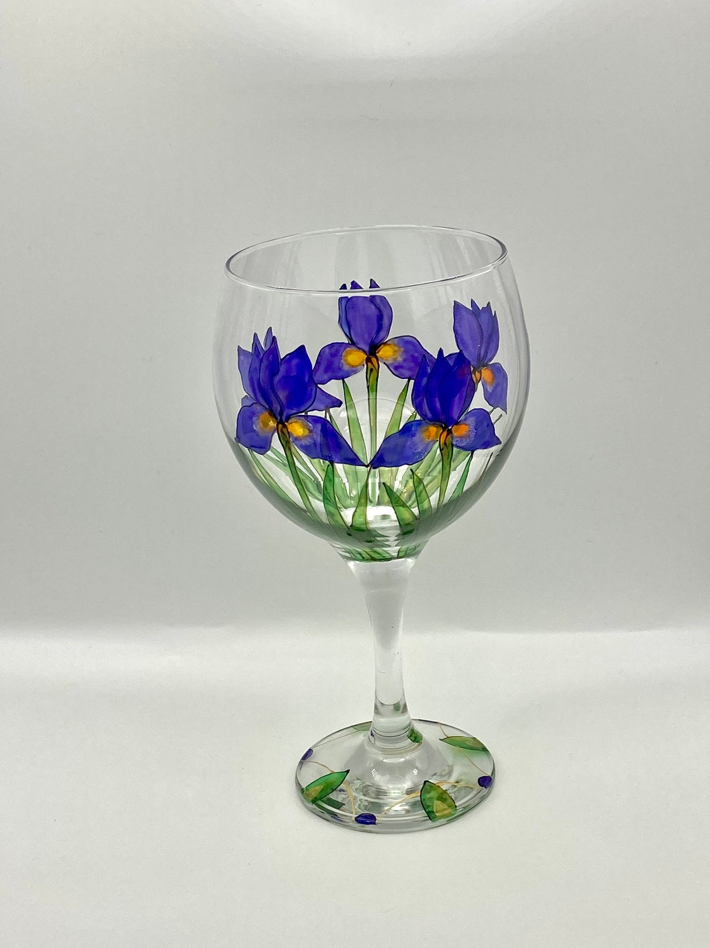 Gin Glass Irises