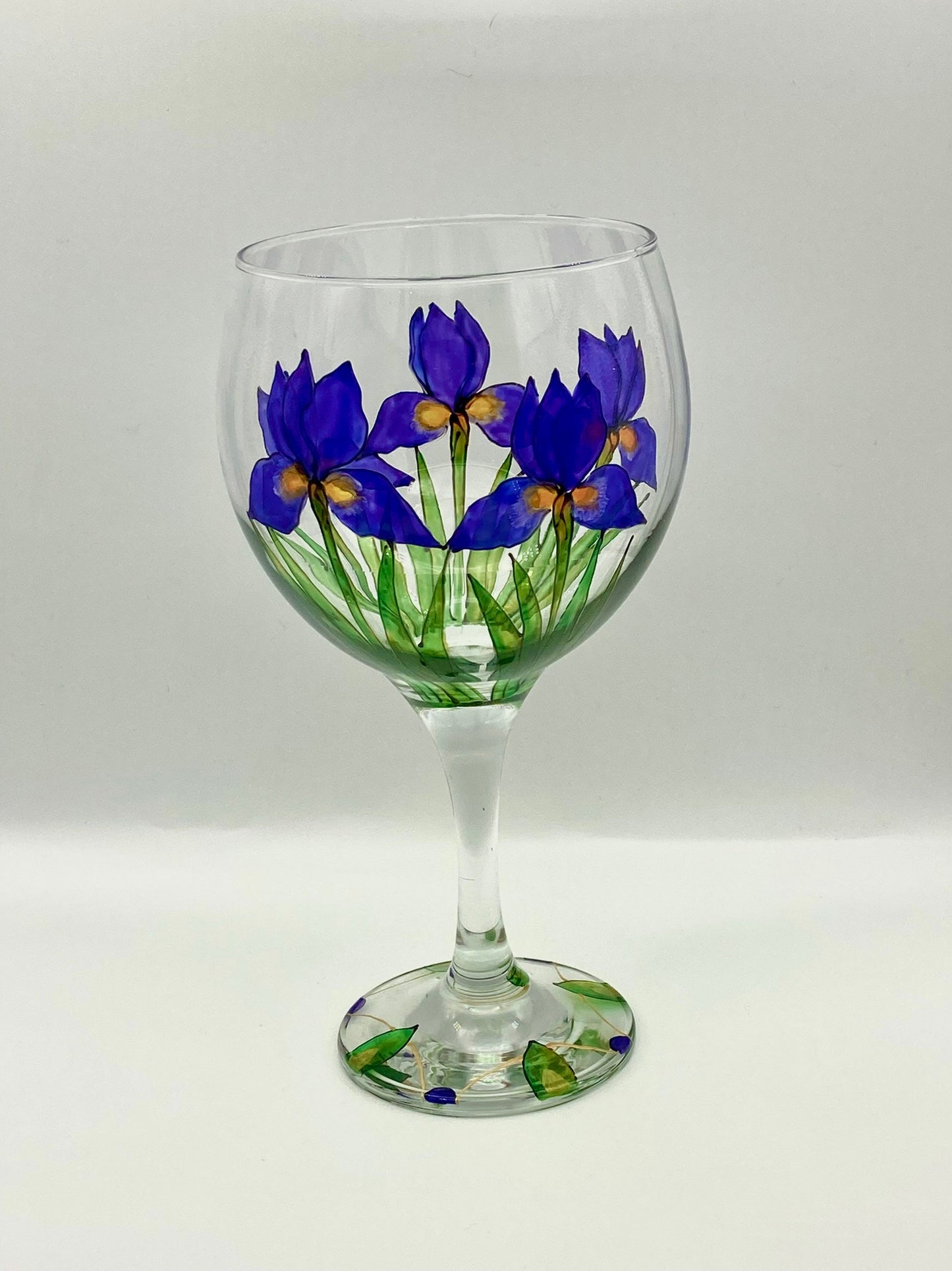 Gin Glass Irises